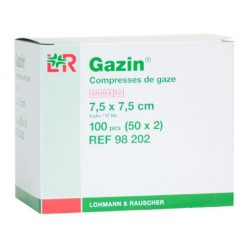 Compresses Gazin - stériles - Boîte de 100 - Vliwasoft