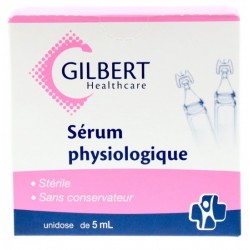 Serum physiologique en dosette 5 ml - Gilbert Healthcare